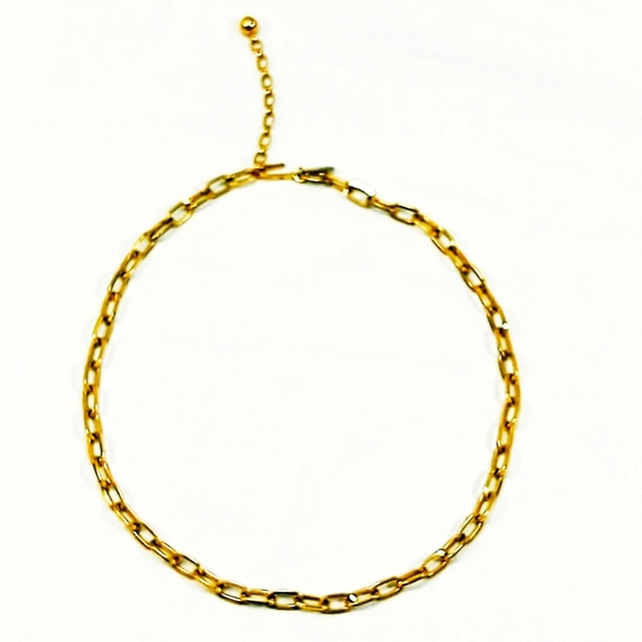 Vintage Kenneth Lane Gold Chain Link Necklace - Picture 3 of 4